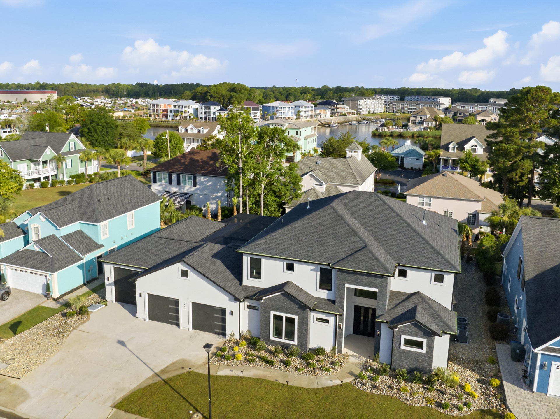 1405 Landfall Drive — coastal custom home in Sunset Harbour, North Myrtle Beach
